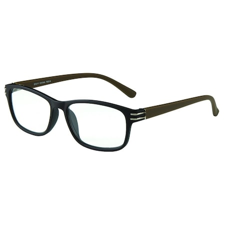 Envy Envy Silverton Black Frame +2.50 Strength Unisex Reading Glasses 78394
